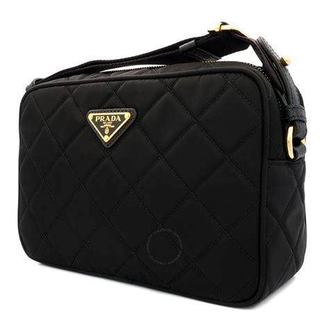 bandoliera tessuto nylon prada|Prada bandoliera quilted bag.